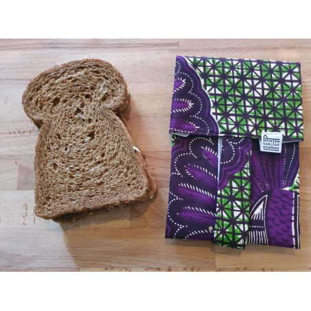 Sandwichwrap groen/paars